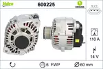 Alternator VALEO 600225