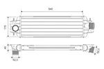 Chłodnica powietrza doładowującego - intercooler VALEO 817636