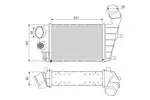 Chłodnica powietrza doładowującego - intercooler VALEO 817862