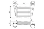 Chłodnica powietrza doładowującego - intercooler VALEO 818720