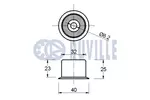 Odbój amortyzatora RUVILLE 835206
