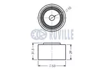 Sworzeń wahacza RUVILLE 915420 (Oś przednia)