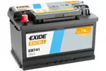 Akumulator EXIDE EB741 74Ah 680A - fot.2