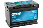 Akumulator EXIDE 12V 70Ah/760A AGM (P+) 278x175x190