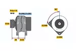 Alternator BOSCH 0 986 038 670