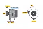 Alternator BOSCH 0 124 615 002