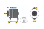 Alternator BOSCH 0 986 034 331