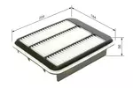 Filtr powietrza BOSCH F 026 400 369 - fot.5