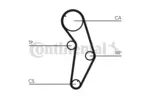 Rozrząd - zestaw paska CONTITECH CT737K1