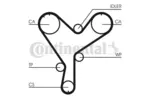 Rozrząd - zestaw paska CONTITECH CT750K2