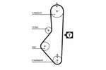 Pasek klinowy wielorowkowy GATES 6PK803EMD