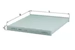 Filtr powietrza KNECHT LX 161