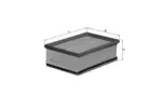 Filtr powietrza KNECHT LX 1045