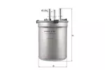 Filtr paliwa KNECHT KL 838