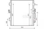 Chłodnica klimatyzacji - skraplacz VAN WEZEL 53005674