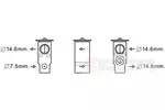 Zawór rozprężny klimatyzacji VAN WEZEL 82001397