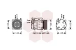 Kompresor klimatyzacji VAN WEZEL 0100K090