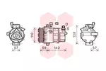 Kompresor klimatyzacji VAN WEZEL 0100K127