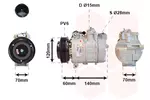 Kompresor klimatyzacji VAN WEZEL 0200K050