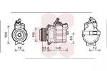 Kompresor klimatyzacji VAN WEZEL 0200K204