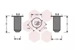 Osuszacz klimatyzacji VAN WEZEL 0600D216