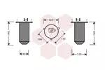 Osuszacz klimatyzacji VAN WEZEL 0600D220
