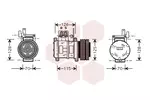 Kompresor, klimatyzacja VAN WEZEL 0600K073