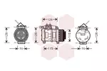 Kompresor, klimatyzacja VAN WEZEL 0600K074