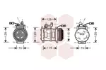 Kompresor, klimatyzacja VAN WEZEL 0600K231