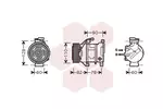 Kompresor klimatyzacji VAN WEZEL 0600K316