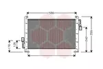 Chłodnica klimatyzacji - skraplacz VAN WEZEL 07005015