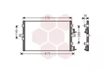 Chłodnica klimatyzacji - skraplacz VAN WEZEL 07005114