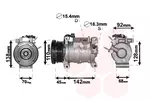 Kompresor klimatyzacji VAN WEZEL 0700K128