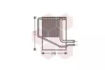 Parownik klimatyzacji VAN WEZEL 0700V099