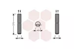 Osuszacz klimatyzacji VAN WEZEL 1300D254