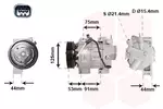Kompresor klimatyzacji VAN WEZEL 1300K335