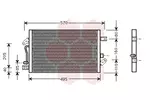 Chłodnica klimatyzacji - skraplacz VAN WEZEL 17005241