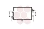 Chłodnica klimatyzacji - skraplacz VAN WEZEL 17005393