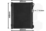 Chłodnica klimatyzacji - skraplacz VAN WEZEL 20015701