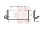 Chłodnica klimatyzacji - skraplacz VAN WEZEL 21005028
