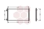 Chłodnica klimatyzacji - skraplacz VAN WEZEL 25005106