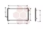 Chłodnica klimatyzacji - skraplacz VAN WEZEL 25005112