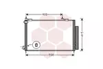 Chłodnica klimatyzacji - skraplacz VAN WEZEL 25005242