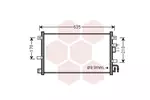 Chłodnica klimatyzacji - skraplacz VAN WEZEL 27005238