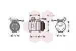 Kompresor klimatyzacji VAN WEZEL 2800K077
