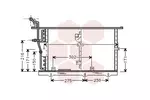 Chłodnica klimatyzacji - skraplacz VAN WEZEL 30005244