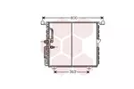 Chłodnica klimatyzacji - skraplacz VAN WEZEL 30005388