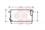 Chłodnica klimatyzacji - skraplacz VAN WEZEL 32005146