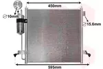 Chłodnica klimatyzacji - skraplacz VAN WEZEL 32005218