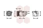 Kompresor klimatyzacji VAN WEZEL 4000K242